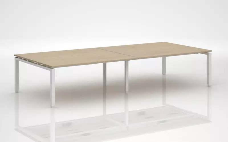 Bureau Bench 4 Personnes Alto &ndash; Espace Collaboratif Modulable et Robuste