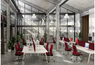 Bureau Bench 4 personnes Oslo Prof.80 cm