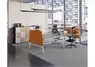 Bureau bench Altys pour 4 personnes - pietement H105