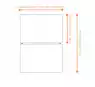 Bureau Bench ATRIUM 2 personnes Carbone 