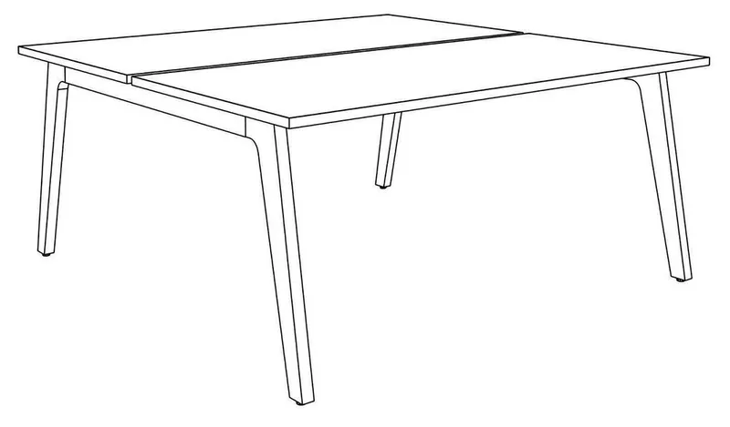 Bureau Bench ATRIUM 2 personnes