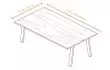 Bureau Bench Collaboratif "Comme à la Ferme"