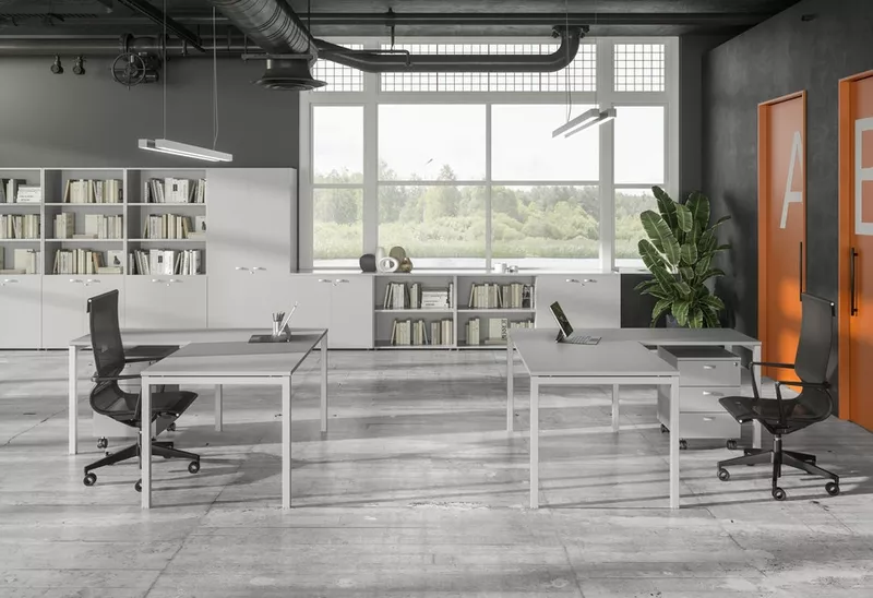 Bureau Bench Professionnel Budget 1 Personne &ndash; Modulable