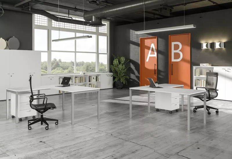 Bureau Bench Professionnel Budget 1 Personne &ndash; Modulable