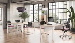 Bureau bench Tempo 1 personne