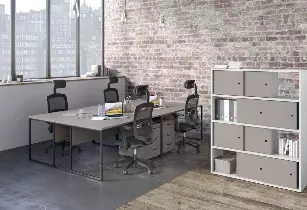 Bureau face à face 2 personnes SITU