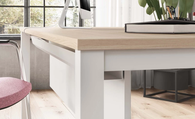 Bureau Individuel Professionnel Tempo | Design &Eacute;pur&eacute; et Structure Robuste