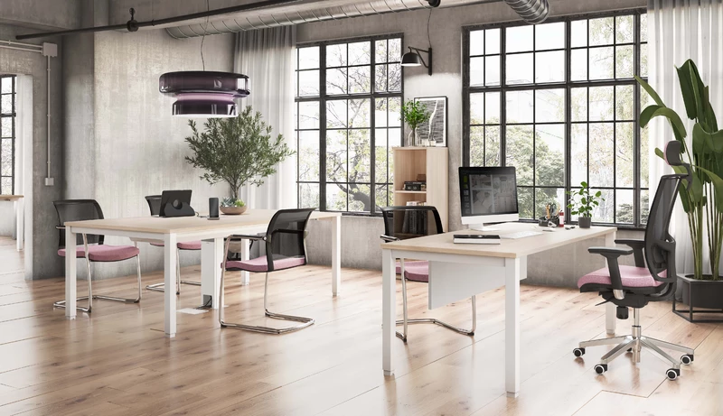 Bureau Individuel Professionnel Tempo | Design &Eacute;pur&eacute; et Structure Robuste