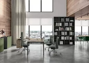 Bureau de direction avec retour sur caisson Oman