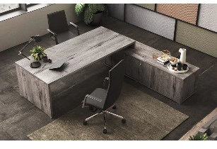 Bureau de direction avec retour sur crédence Olympe