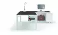 Bureau de Direction Design Roma avec Cr&eacute;dence et Caisson &ndash; Prestige Italien