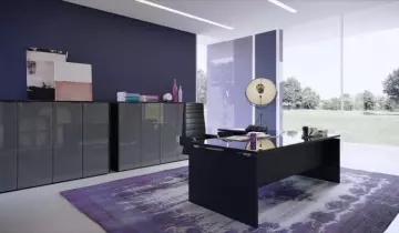 Bureau de direction en verre Zénith