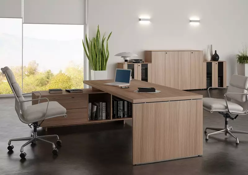Bureau de direction Flora sur console