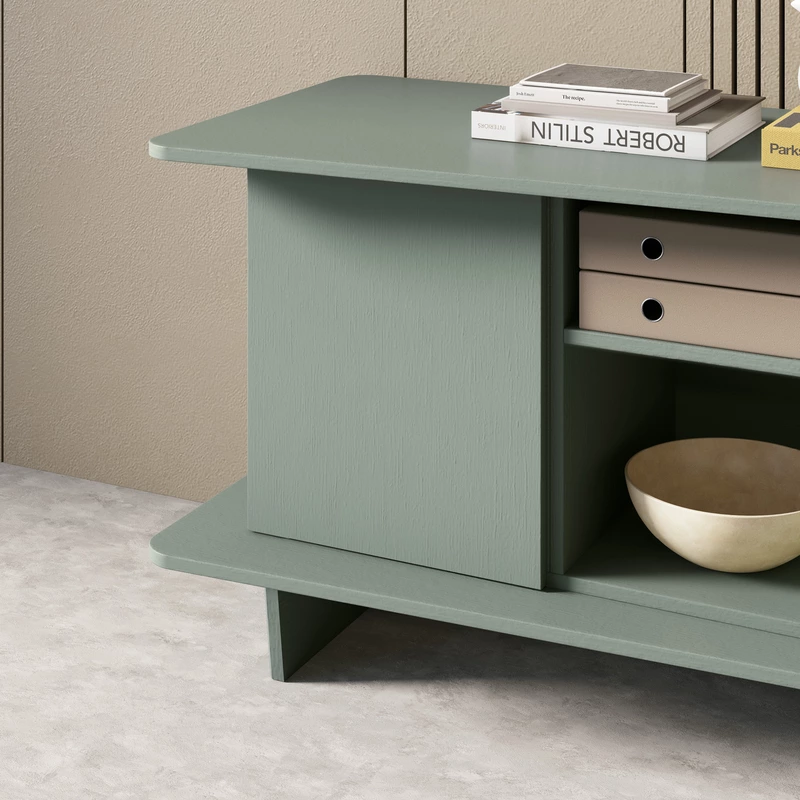 Bureau de direction FORME sur meuble de service