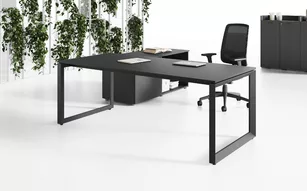 Bureau de Direction Kika noir - Design et Ergonomie