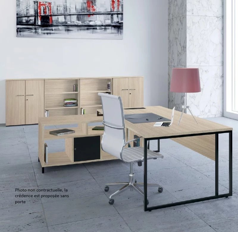 Bureau de Direction Situ sur Crédence avec Rangement