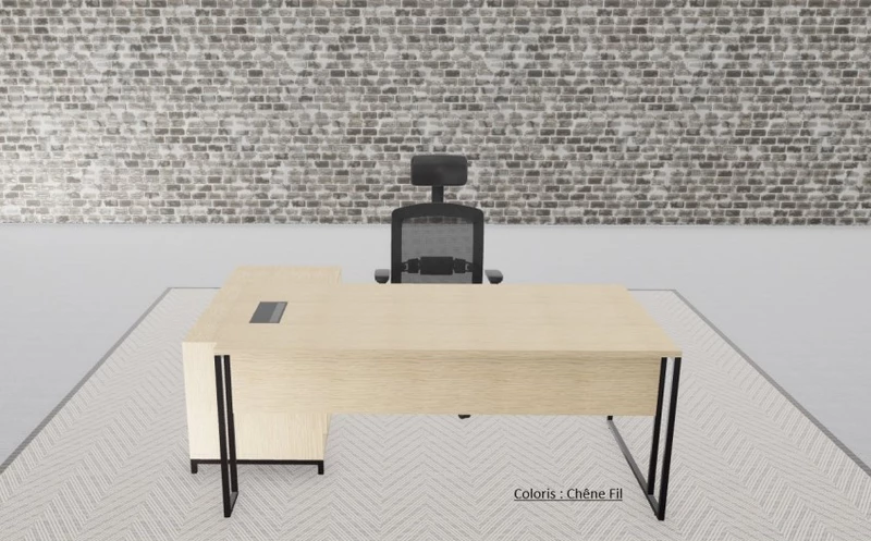Bureau de direction sur crédence Situ