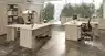 Bureau d'Angle Économique BUDGET avec Retour - Fabrication Italienne