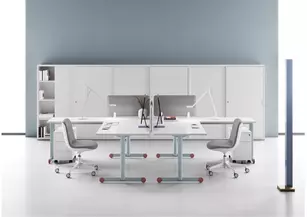 Bureau Individuel d'Angle TOKYO avec Retour – Grand Plan de Travail en L – Ergonomique et Modulable