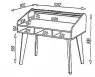 Bureau individuel Joy Bicolore