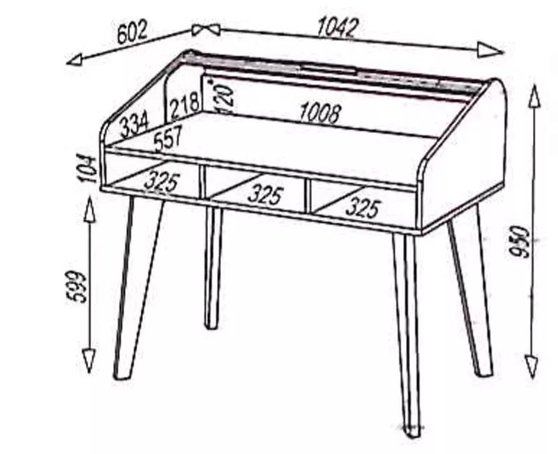 Bureau individuel Joy Bicolore