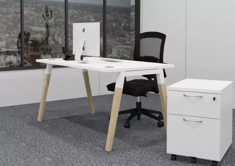 Bureau individuel Oslo - Profondeur 70 cm 