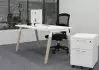 Bureau individuel Oslo - Profondeur 80 cm