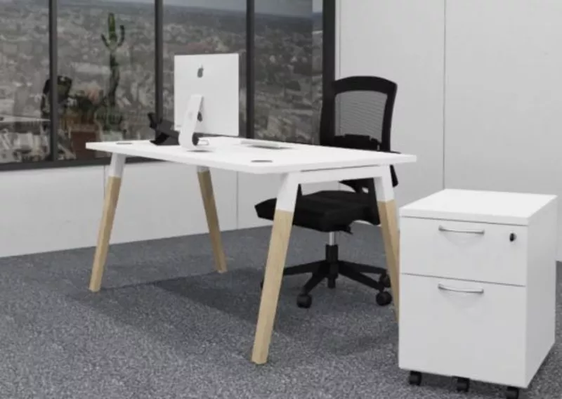Bureau individuel Oslo - Profondeur 80 cm