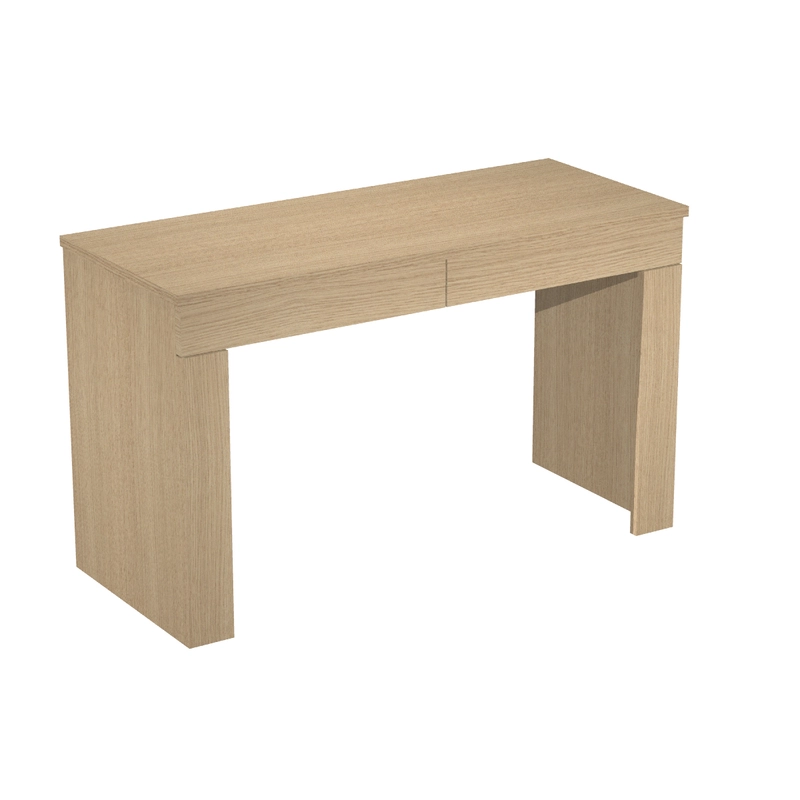 Bureau Télétravail Compact avec Tiroirs Intégrés