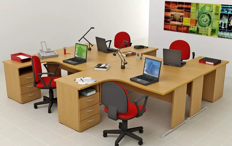 Bureau d'Angle Compact BUDGET - Qualité Italienne et Piètement Dégagé