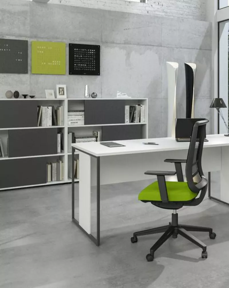 Bureau d'angle individuel avec retour Edge : design italien