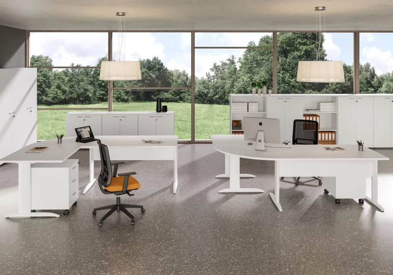 Bureau Droit Modulable EFFECT Couleur - Fabrication Italienne & Livraison Rapide