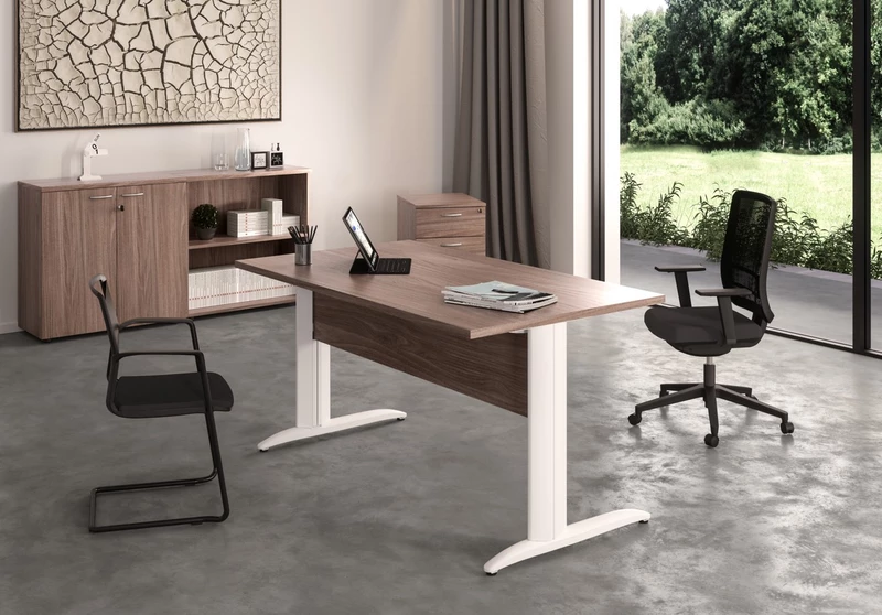 Bureau Droit Modulable EFFECT Couleur - Fabrication Italienne & Livraison Rapide