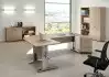 Bureau Droit Modulable EFFECT - Pieds Chromés, Fabrication Italienne & Livraison 3-4 Jours