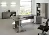 Bureau Droit Modulable EFFECT - Pieds Chromés, Fabrication Italienne & Livraison 3-4 Jours