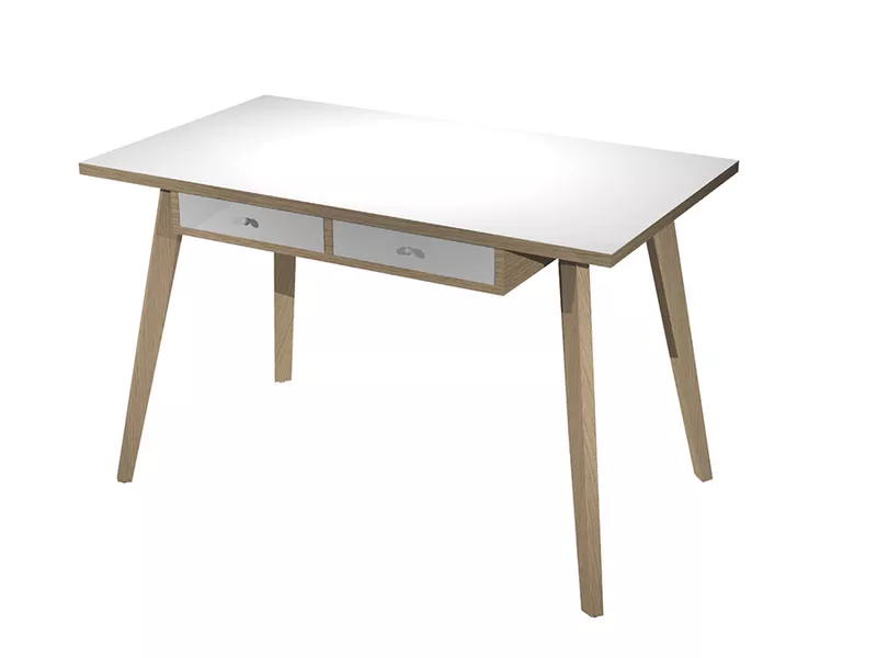 Bureau Individuel Droit COSY - Pieds Bois Design et Abordable