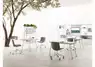 Bureau individuel Dys sur roulettes - Design modulable et fabrication italienne