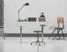Bureau individuel en verre Oxford
