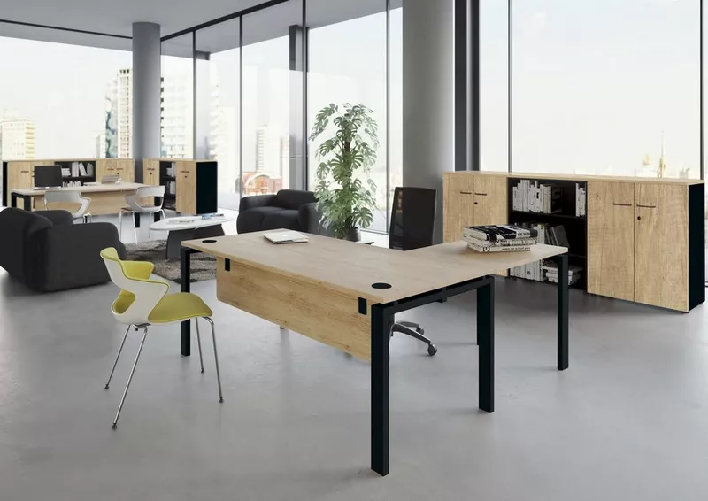 Bureau individuel Indus Profondeur 70 cm - passe cable