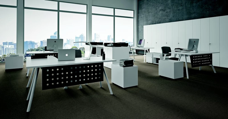 Bureau Kompas pieds en A