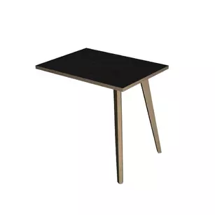 Retour droit pour bureau Nature Wood – Plateau 80x60 cm