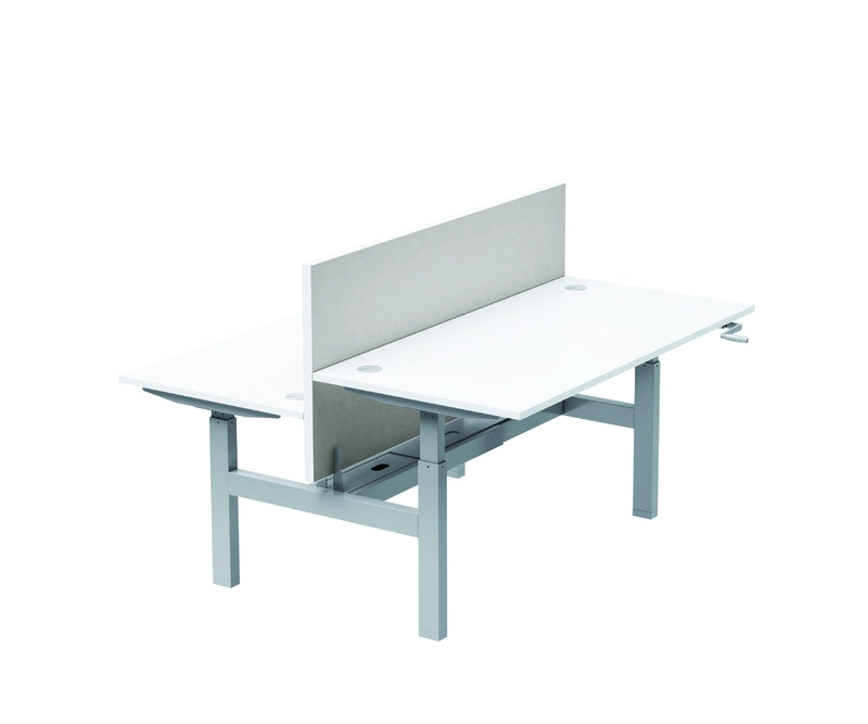 Bureau Bench 2 pesonnes réglable en hauteur par manivelle Classic