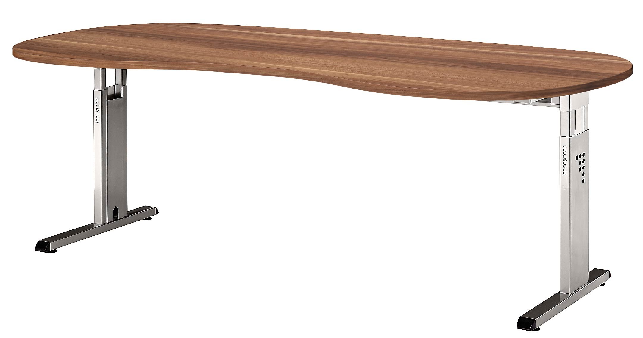 Bureau r glable en hauteur courbe Osmose Achat bureau Bureau r glable en hauteur courbe Osmose Achat bureau