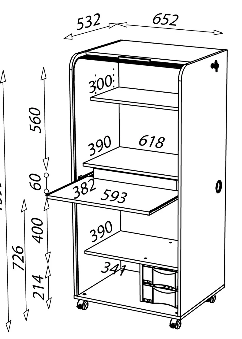 Secrétaire informatique mobile 