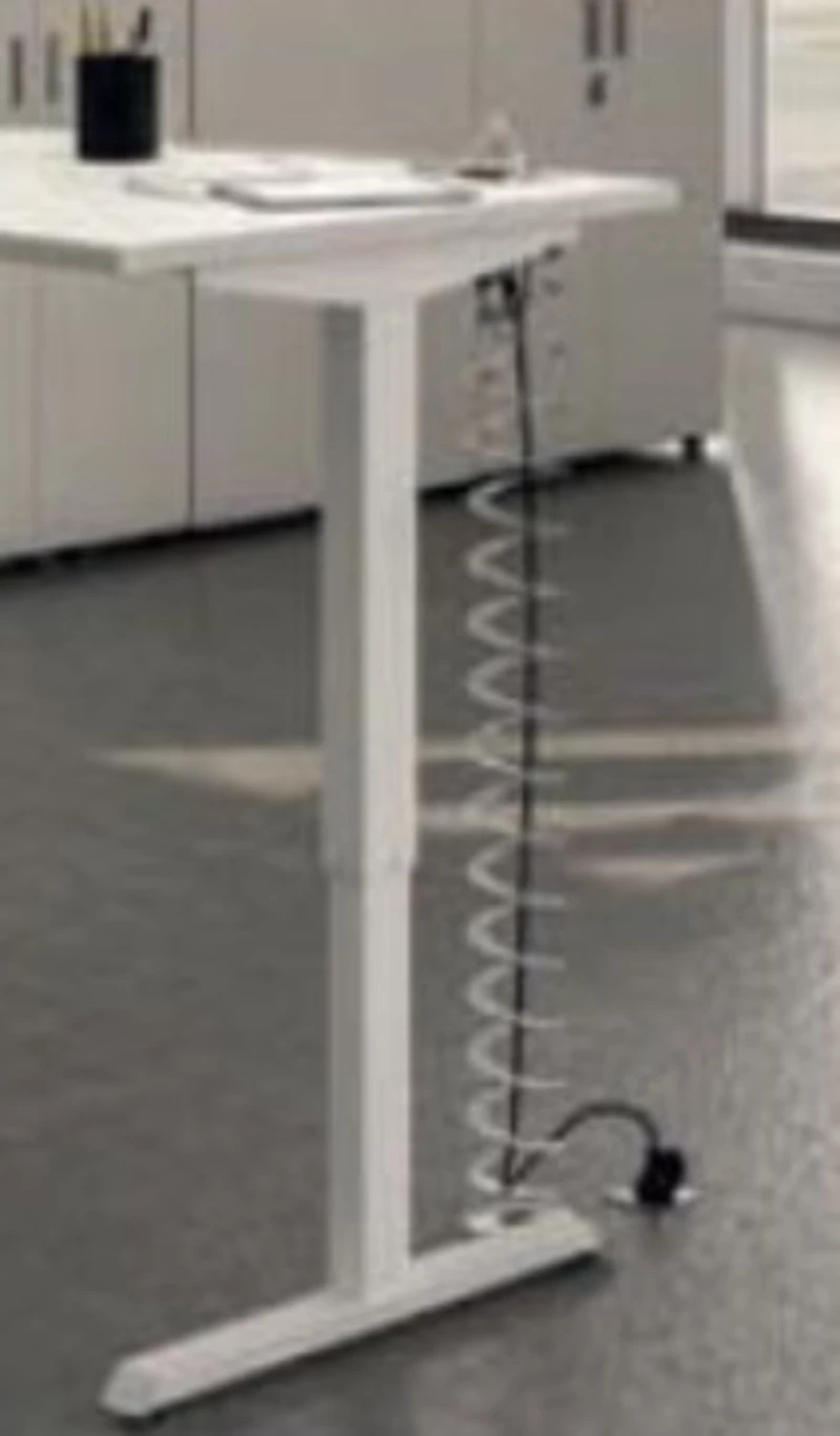 Descente de câbles HELIX pour bureau réglable Eco-Up