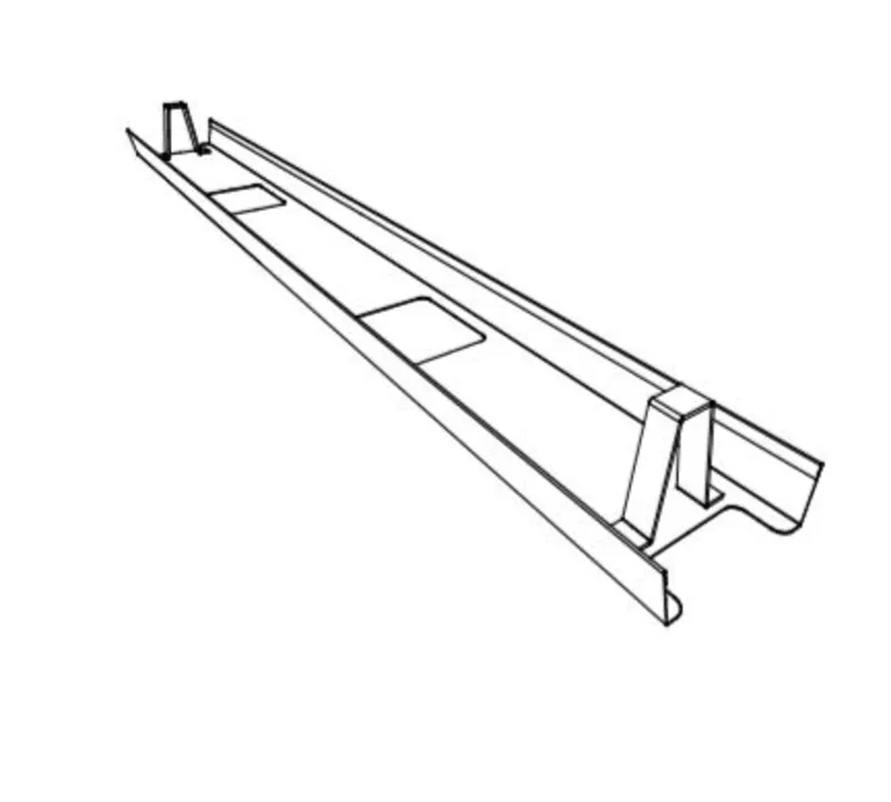 Goulotte horizontale pour poste simple 
