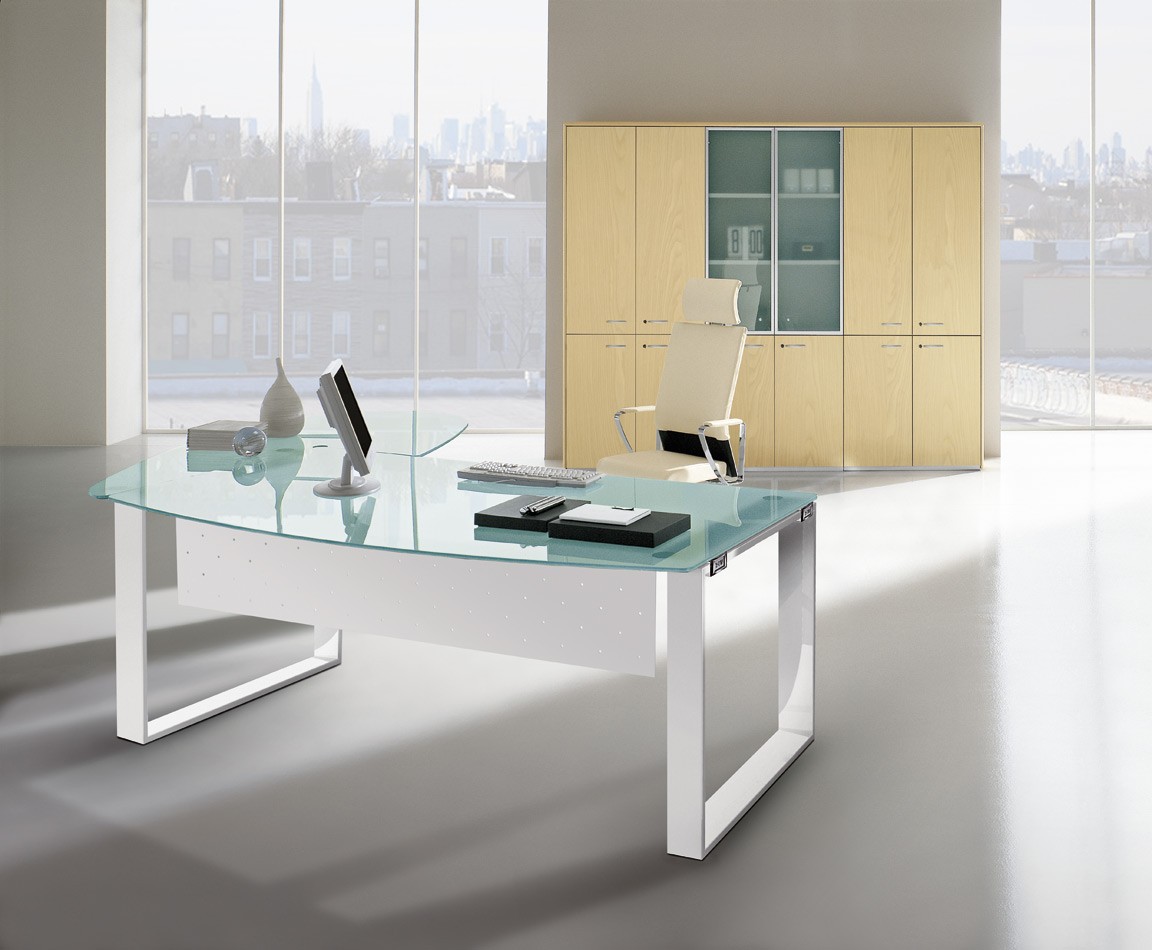Bureau en verre X time Manager Achat bureau design 2 Bureau en verre X time Manager Achat bureau design 2
