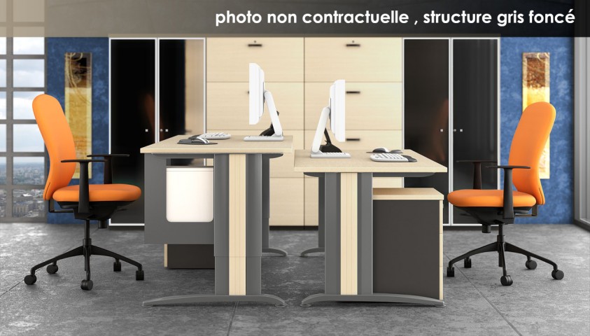 Bureau Réglable En Hauteur : Bureau réglable en hauteur atlas achat bureaux réglables en