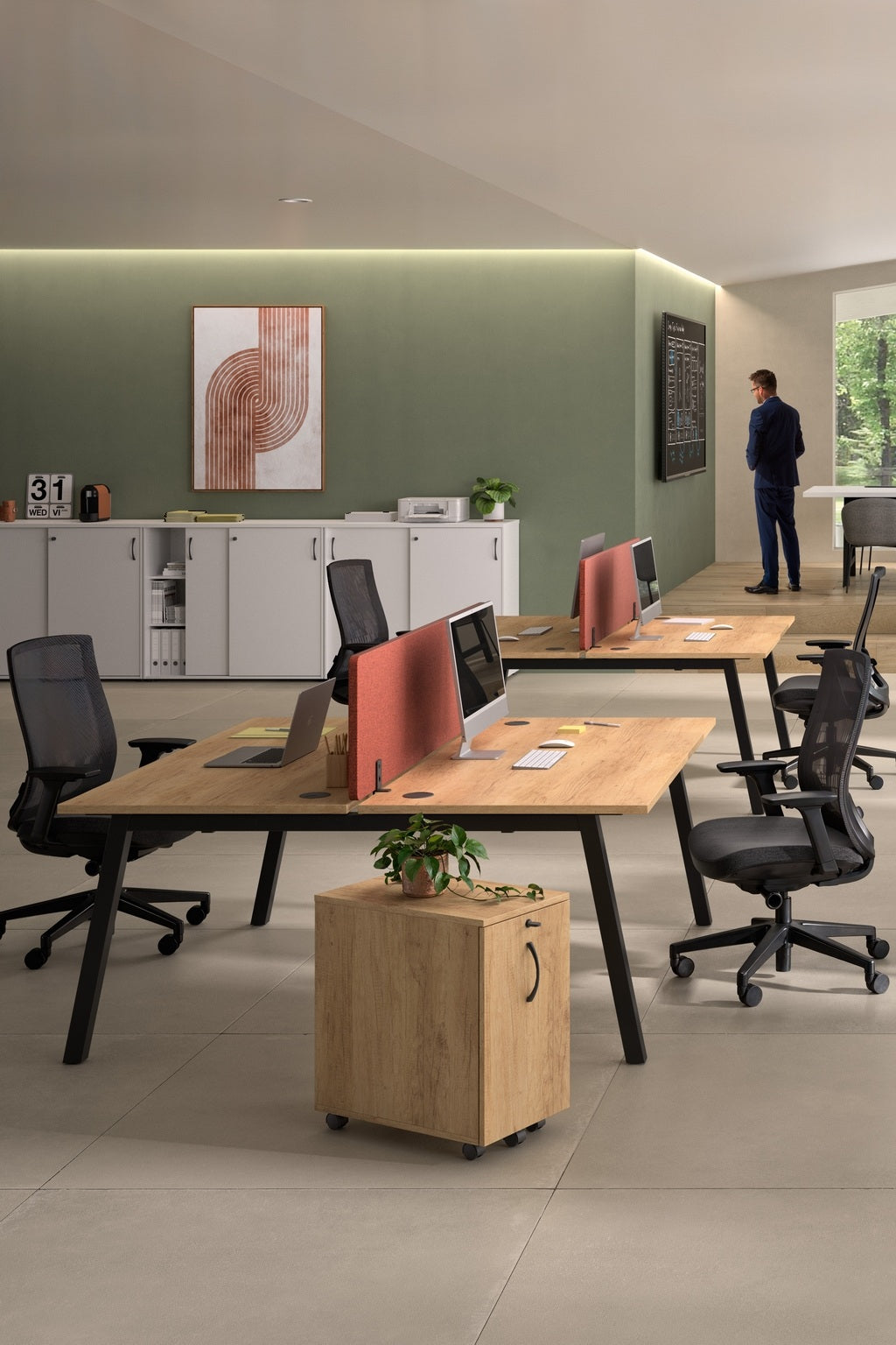 Bureau Bench Atmospheric pour 2 pers P70 ou 80