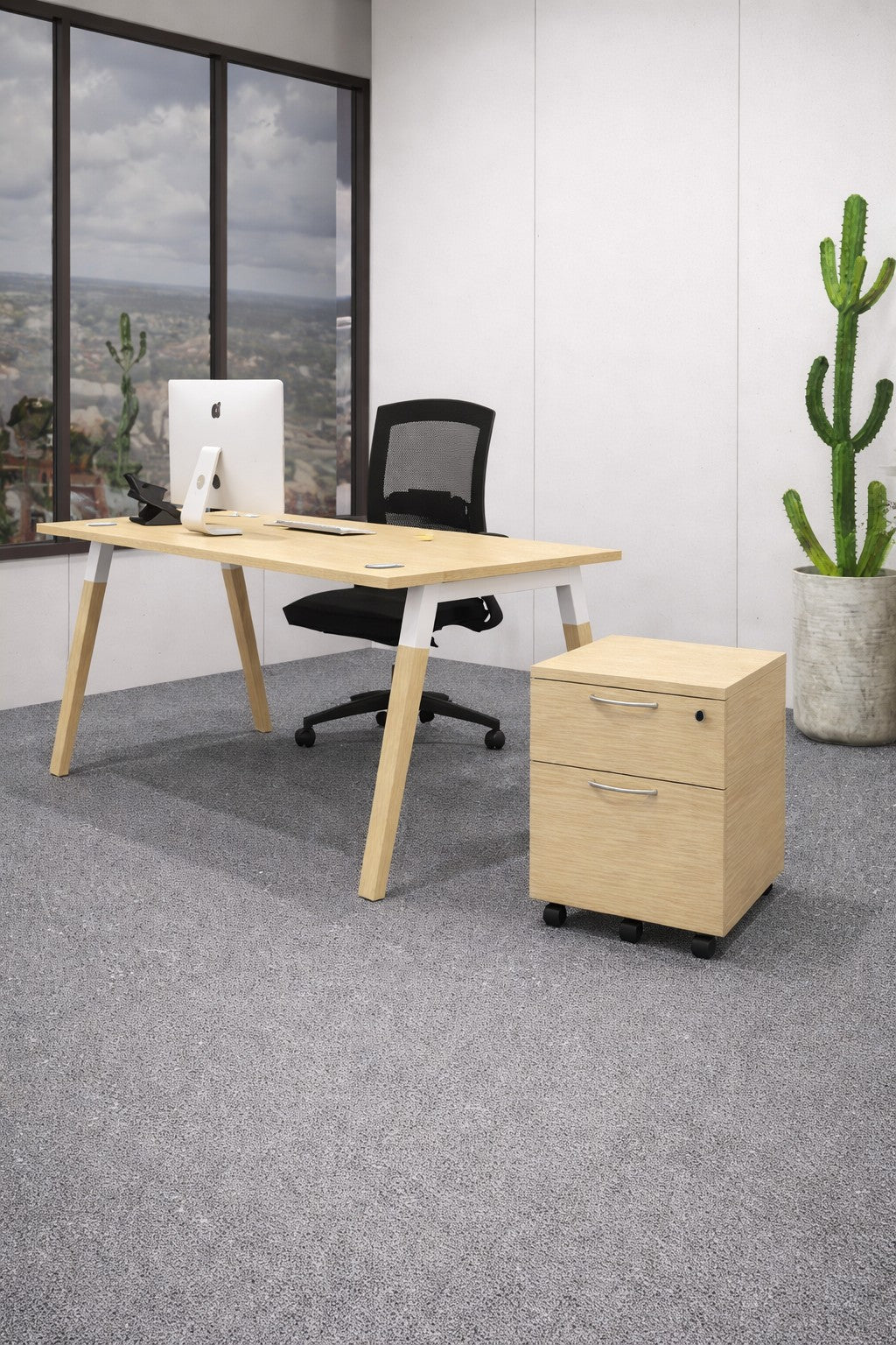 Bureau professionnel individuel Oslo P70 P80 cm